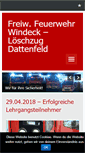 Mobile Screenshot of lg-dattenfeld.de
